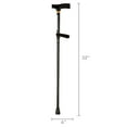 thumbnail image 7 of Medline Folding T-Handle Cane, Black, 7 of 7