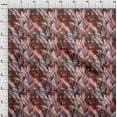 thumbnail image 4 of oneOone Viscose Chiffon Brown Fabric Abstracts Sewing Fabric By The Yard Printed Diy Clothing Sewing Supplies 42 Inch Wide, 4 of 5