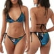 thumbnail image 3 of Fotbe Modern Style Blue Parrot Traje de Baño para Mujer de Dos Piezas – Bikini Sexy de Tirantes Tipo Halter con Diseño Triangular, 3 of 6
