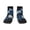 2 Black-1, variant on Fuzoiu Indigo Patchwork Quilt Print Adult Socks, Crew Moisture-wicking Socks, Unisex Cushion Crew Socks,Casual Sports Ankle Socks