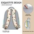 thumbnail image 5 of Dachshund Backpack for School,Cute School Bag,Schoolbag with Adjustable Shoulder Straps & Padded Back,15.3"x11"x6.7", 5 of 6