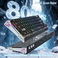 thumbnail image 3 of ATTACK SHARK R68 HE 8KHz RGB Gaming Corded Electric Computer Keyboard, Ink Black, 3 of 9