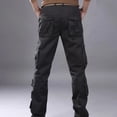 thumbnail image 5 of Pantalones cargo de senderismo de algodón para exteriores para hombres, pantalones estéticos, baratos, de lujo, nuevos, para hombre, ropa técnica más barata, diseñador emo, sueltos, 5 of 5