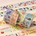 thumbnail image 4 of YUBX Cute Painting Washi Tape Set 12 Rolls Animals Masking Decorative Tapes, 4 of 9
