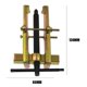 thumbnail image 2 of Extractor de engranajes extractor de rodamientos piloto de 2 mordazas herramienta de extracción de polea de bomba 4 pulgadas, 2 of 6