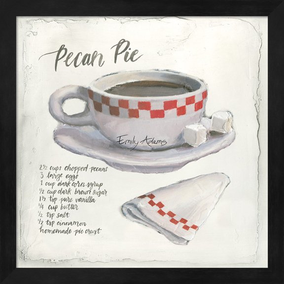 American Diner IV by Emily Adams, Framed Wall Art, 13.25W x 13.25H