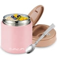 thumbnail image 1 of Termo para alimentos infantil CJACJA 450 ml rosa con cuchara, 1 of 7