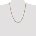 thumbnail image 2 of 14k Yellow Gold 24 Inch 4mm Diamond Cut Quadruple Rope Chain Necklace Pendant Charm, 2 of 9