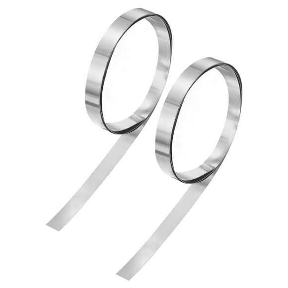 Uxcell 2-Pack Sellado de Aluminio, Rollo de Sellado de Aluminio de 3.3 pies x 0.4" x 0.008"