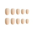 thumbnail image 3 of Vogacara 24 piezas de uñas postizas de ataúd esmerilado de cabeza redonda pequeña DIY uñas acrílicas de personalidad exquisita única Artificial Juegos de manicura 9color carne claro Vogacara CE011423-09, 3 of 4