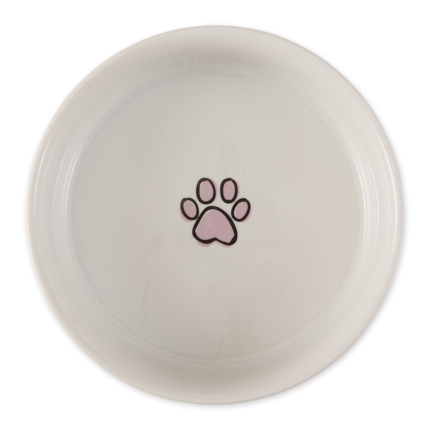 Bone Dry Pet Bowl Set, Large 7.5x2.4-inches, Pansy