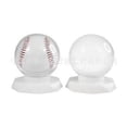 thumbnail image 2 of MRLESS Clear Baseball Display Case Holder with Gold Base Stand Transparent Cover for Sports Memorabilia Party, 2 of 6