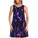 thumbnail image 1 of Balery Galaxy Lightning Vestidos de verano para mujer con estampado: vestido holgado sin mangas, vestido playero informal y cómodo para días calurosos., 1 of 7