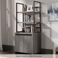 thumbnail image 4 of Sauder Manhattan Gate Engineered Wood Utility Hutch in Mystic Oak, 4 of 11