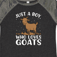 thumbnail image 4 of Inktastic Just a Boy Who Loves Goats Boys Toddler T-Shirt, 4 of 5