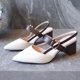 thumbnail image 4 of Vestidos de Verano de Tamaño Mayor de las Mujeres de Moda Y Casual Punta-Dedo de la Punta Hebilla Correa Tacón Aumento de la Altura Zapatos Primavera Y Estilo de Verano de Moda Cómodas Sandalias Al A, 4 of 9