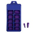 thumbnail image 1 of CNKOO 100Pcs/Set Fake Nails Full Cover Detachable Manicure Accessories Solid Color False Nail, 1 of 7