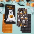 thumbnail image 3 of RITZ 100% Cotton Halloween Kitchen Towels, Set of 4, Ghostly Dog Dish Towels Set, 3 of 6