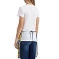 thumbnail image 4 of Bingfone Vintage White Yellow Sunflower for Tie-up Apron, Unisex Waterproof and Stain-Resistant Bib Apron for Kitchen Garden Painting, 4 of 7