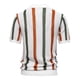 thumbnail image 3 of Ceisia Vertical Stripe Knit Top Men's Slim Fit Short Sleeve Casual Shirt White XXL Gifts, 3 of 7