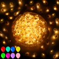 thumbnail image 1 of AVEKI 100pcs Orange Flash Balloon Light with Loop for Hanging,Mini Ball Lights Led Drinks Lights Round Tiny Light for Paper Lanterns Balloons Birthday Party Event Wedding Decoration A0514, 1 of 8