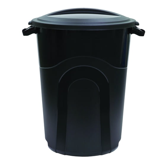 United Solutions 32 Gallon Injection Moldedtrash Can Black United Solutions 32 Gallon Injection Moldedtrash Can Black