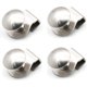 thumbnail image 1 of 4 Pack 3-8mm Clip-on Glass Door Handles, Stainless Steel Handle, Pull Handle, No Drilling For Home, Office, Showcases And Furniture Door Fittings, 1 of 5