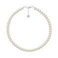 thumbnail image 1 of Collar Perlas de Cristal Austriacas Zvezda Plata 0.925 Mujer crema Unitalla, 1 of 4