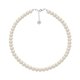 thumbnail image 1 of Collar Perlas de Cristal Austriacas Zvezda Plata 0.925 Mujer crema Unitalla, 1 of 4