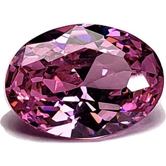 Pink Cubic Zirconia Oval Loose Gemstone (Assorted Sizes)