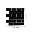 thumbnail image 2 of 3D Wall Sticker Self-Adhesive Tile Sticker Waterproof Wall Decal for Decor, 2 of 4