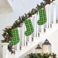 thumbnail image 5 of Lsque 18 Inches Tennis Balls Pattern Christmas Stockings Hanging Ornaments,Knitted Xmas Fireplace Hanging Stocking,Holiday Decoration, 5 of 8