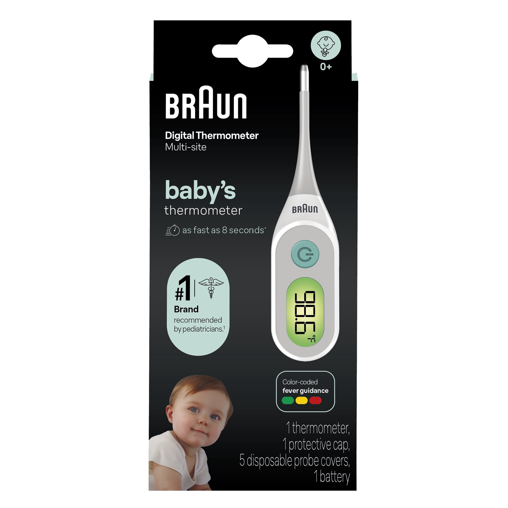 Braun Baby 8-second 3-in-1 Digital Thermometer