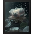 thumbnail image 2 of Maki 20x24 Black Modern Wood Framed Wall Art Titled - Bloom Of The Lotus Iii, 2 of 6