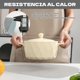 thumbnail image 5 of Manteles Individuales para 6 Piezas con Posavasos de Doble Cara de Cuero PU Tapete para Mesa Antideslizante y Resistente al Calor para Restaurante, Hotel, Cafetería, 5 of 7