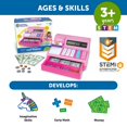 thumbnail image 2 of Learning Resources Feindre et Jouer Cash Register, 73 Pièces, Rose, 2 of 5