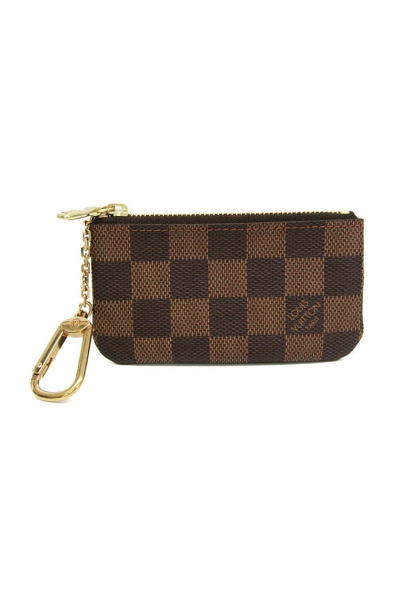 Pre-Owned Louis Vuitton Damier Key Pouch N62658 Men,Women Damier Canvas Coin... (Good)