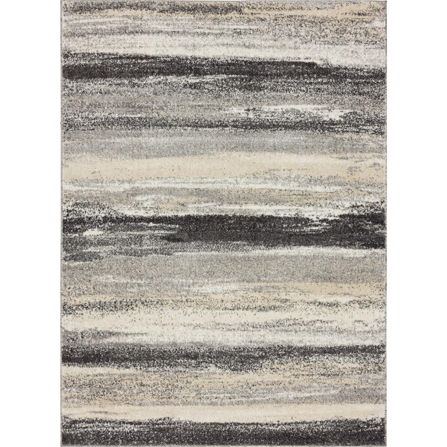 Luxe Weavers Lagos Collection 7501 Gray 5x7 Abstract Area Rug