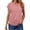 Pink, variant on Fashion Casual Women Short Sleeve Solid O Neck Tops Ladies Tee T Shirt Shirt Women Cold Gear Blank Women Short Sleeve Shirts Women under Scrub Women Long Sleeve Shirts Long Sleeved Shirt