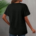 thumbnail image 3 of Women Shirts Product Classification Featuring Street Solid Button Front Shirt Casual Oversized Poplin Top Everyday Comfort for Work and Leisure, S, Black, 3 of 5