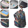 thumbnail image 4 of Pioneer Flower Backpack for School,Cute School Bag,Schoolbag with Adjustable Shoulder Straps & Padded Back,16.9 Inch, 4 of 5