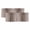 Mocha brown, variant on 2 Panels Sage Green Ombre Valance for Windows, Farmhouse Green Gradient Modern Art Light Filtering Kitchen Curtains, Rod Pocket Window Treatment Curtain Valances for Living Room Bedroom, 42"x12"