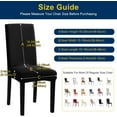 thumbnail image 4 of Dining Room Chair Covers - Stretch Kitchen/Dining Room Set of 4, Removable Washable Slipcovers for Home, Hotel, Banquet, 4 of 8