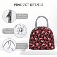 thumbnail image 4 of Balery Ladybugs and Red Hearts Bolsa de Almuerzo para Mujeres, Caja de Almuerzo, Bolsa de Almuerzo Pequeña Impermeable, Tote de Almuerzo Reutilizable con Gran Capacidad, 4 of 6