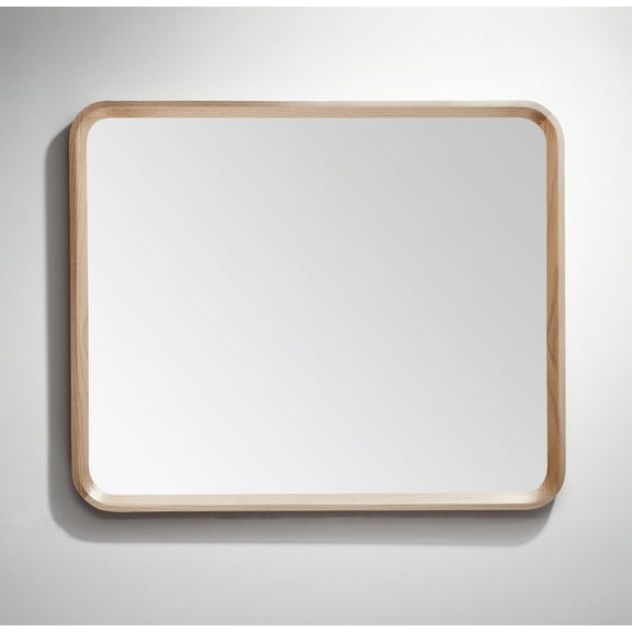 Bathroom Mirror Vela 36" Whitewash Oak Modern Style