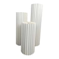 thumbnail image 2 of Soportes cilíndricos con pedestal, pilares de exhibición, mesas redondas con elevador, papel romano 3 piezas de 60 80 y 100 cm, 2 of 9