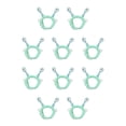 thumbnail image 2 of Sonducket Diadema de felpa resistente y duradera para orejas de ojos de caracol Diadema ligera y adorable para lavarse la cara verde claro verde claro 10piezas, 2 of 6