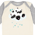 thumbnail image 4 of Inktastic Sleeping Panda, Mom Panda, Baby Panda, Cloud, Stars Boys or Girls Long Sleeve Baby Bodysuit, 4 of 5