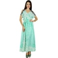 thumbnail image 1 of Bimba Robe Longue Décontractée pour Femmes Épaules Dénudées avec Taille à Cordon Boho Chic Vêtements d'Été, 1 of 9