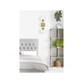 thumbnail image 7 of Living District Neri 6 Inch Wall Sconce Clear Shade in Satin Gold, 7 of 7